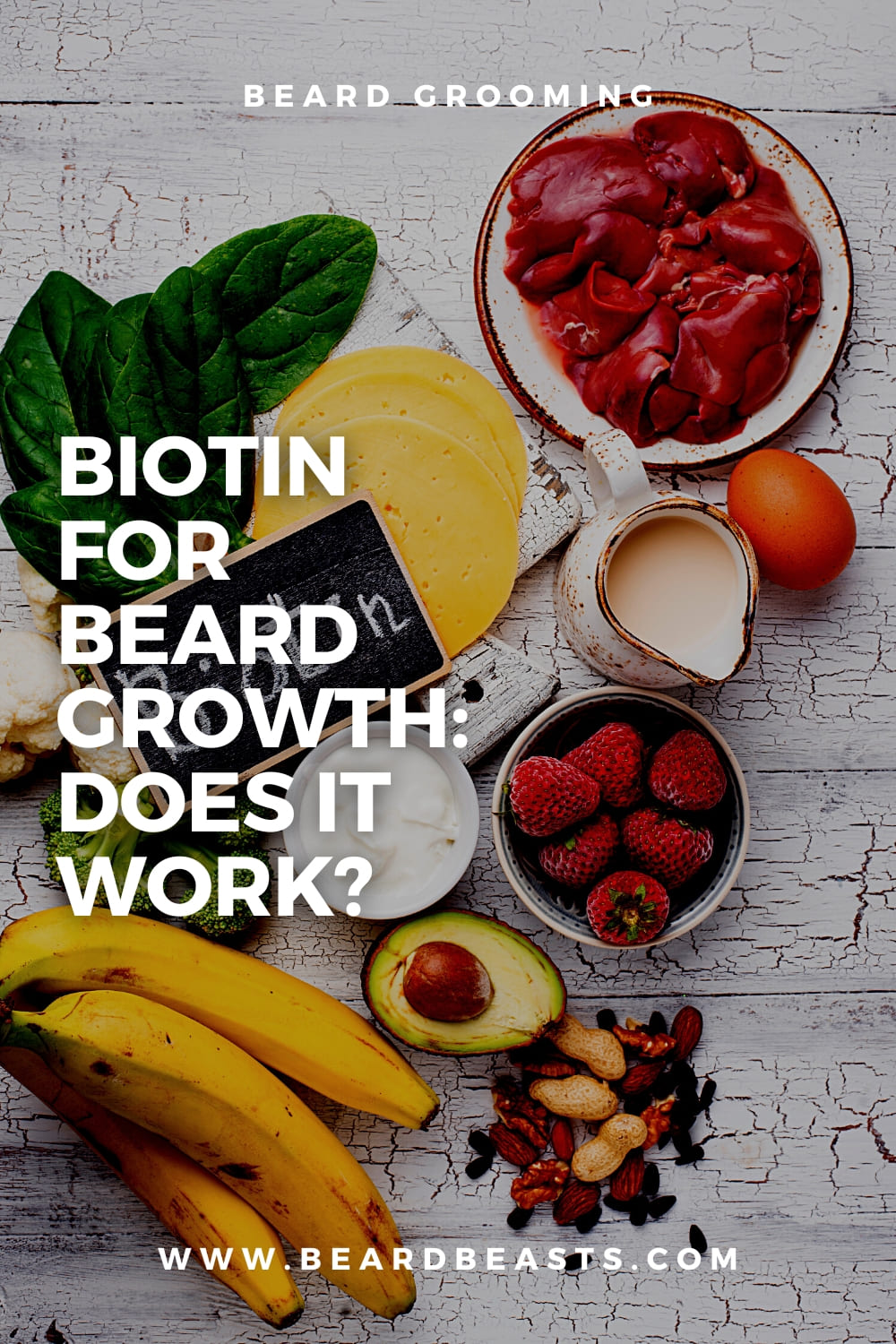 Biotin for Beard Growth: Does It Work? Pinterest Pin