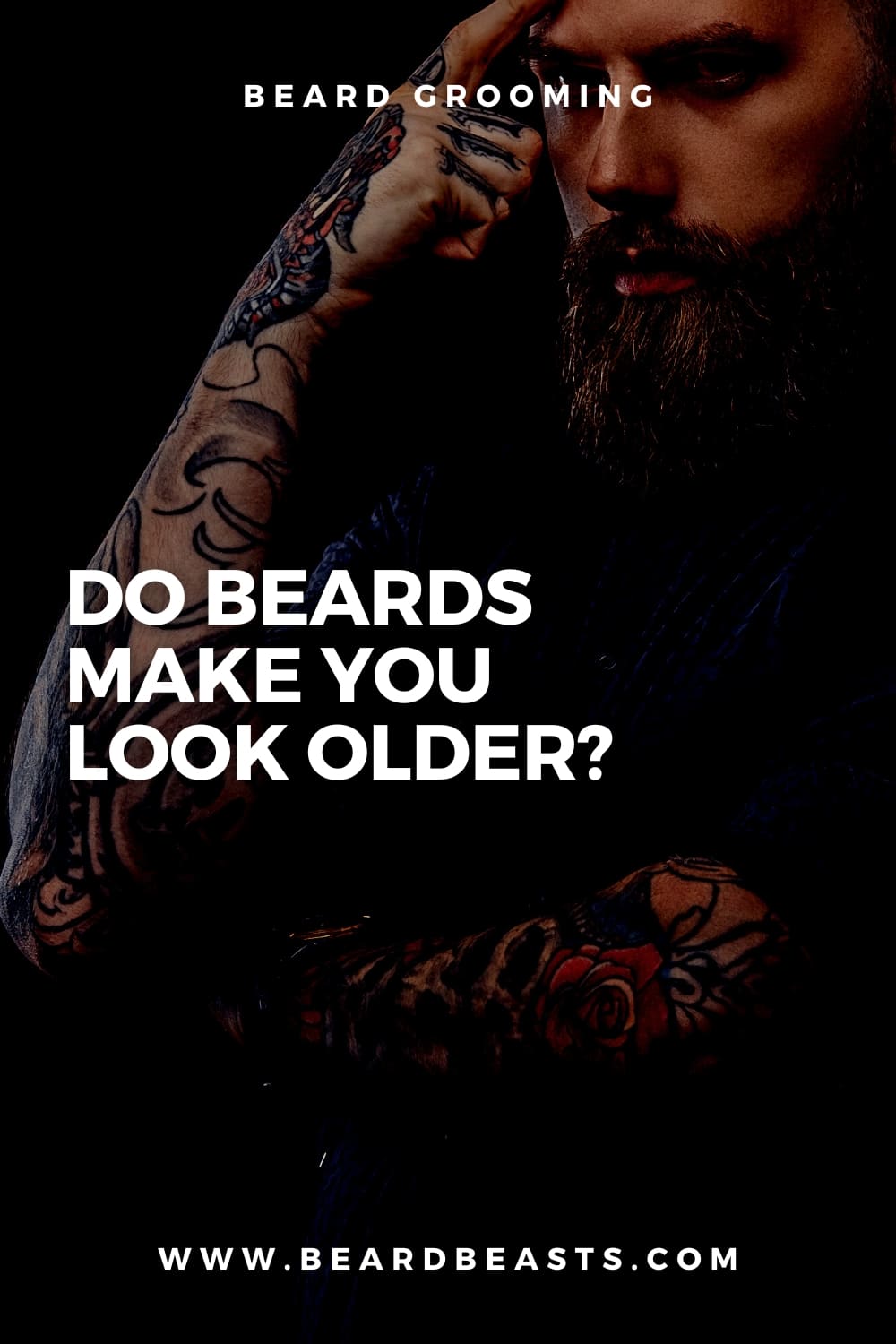 Do Beards Make You Look Older? Pinterest Pin