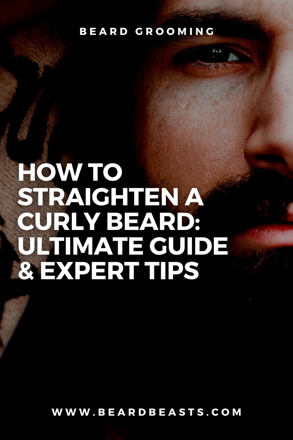 How to Straighten a Curly Beard: Ultimate Guide & Expert Tips Pinterest Pin