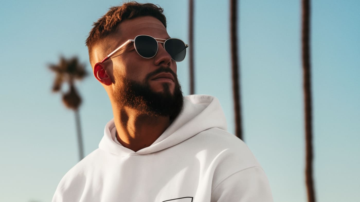 a bearded man showcasing Facial Hair Styles For Oval Faces