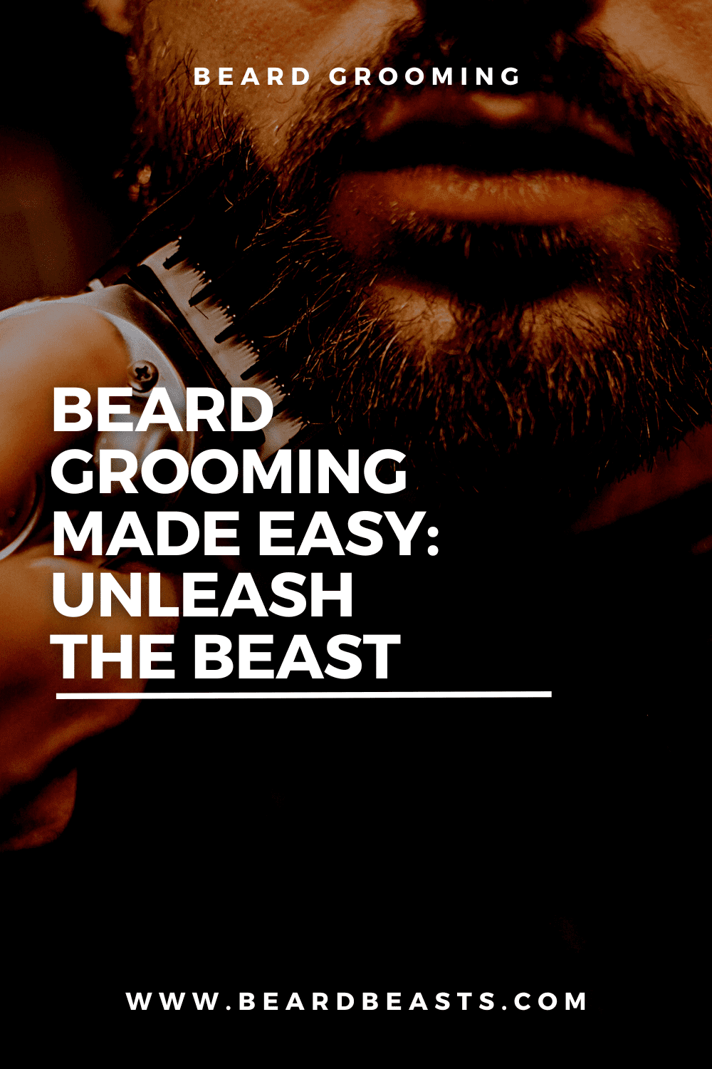 Beard Grooming Made Easy: Unleash The Beast Pinterest Pin