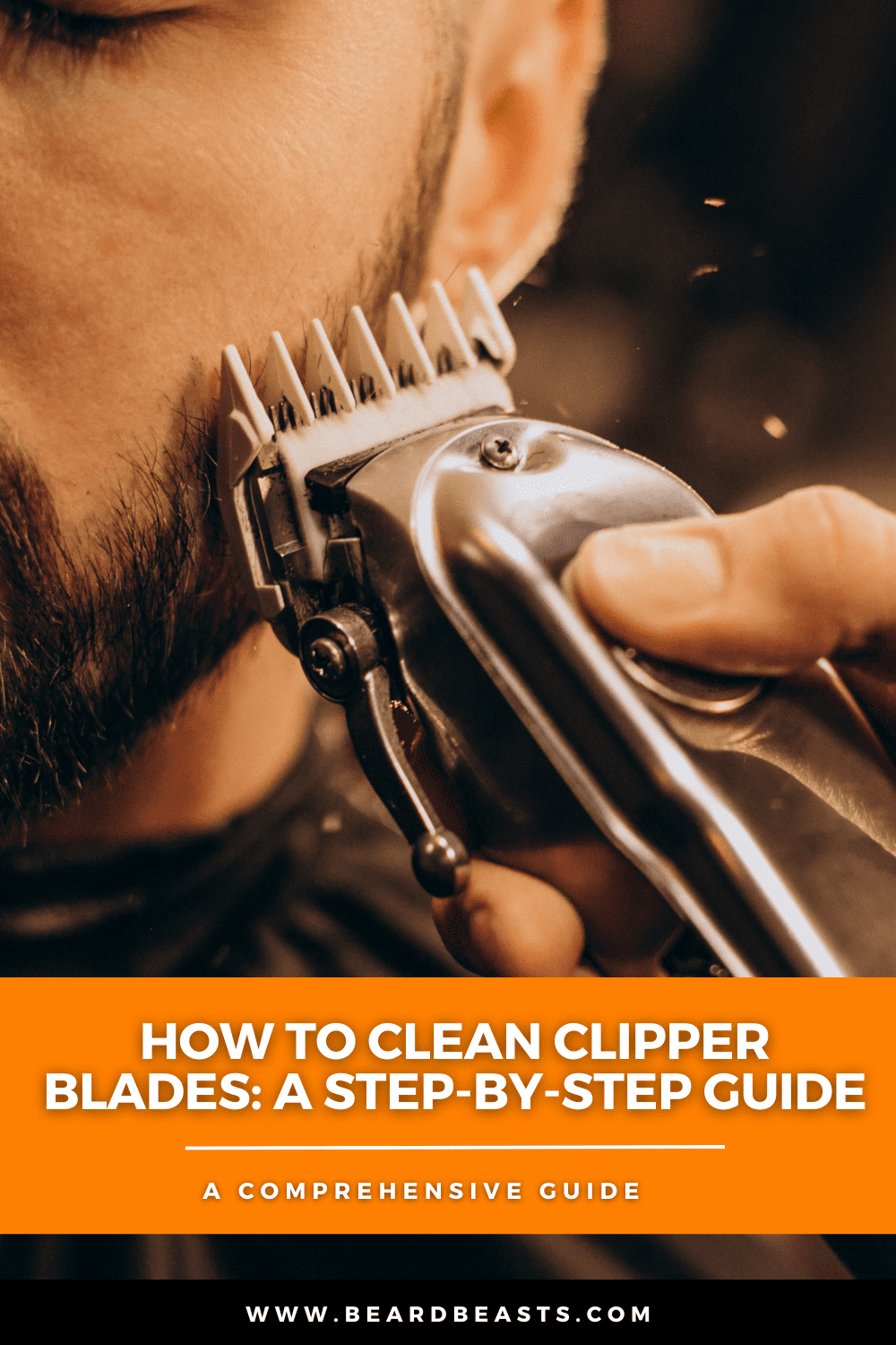 Detailed step-by-step guide on how to clean clipper blades for optimal grooming. Learn essential tips and techniques to keep your clippers in top condition. Visit www.beardbeasts.com for more comprehensive guides.